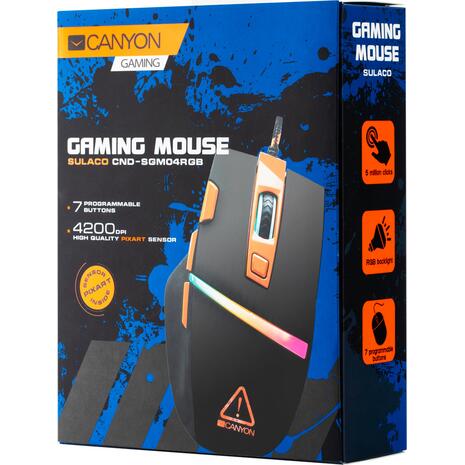 Ενσύρματο ποντίκι Canyon 7D Wired High-end Gaming Mouse - CND-SGM04RGB